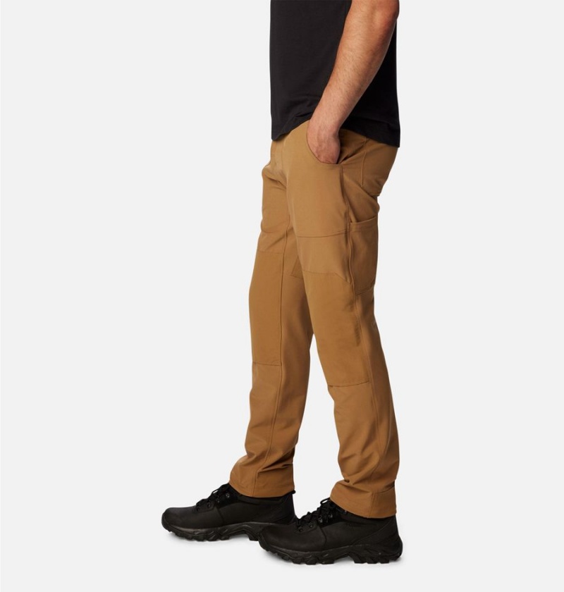 Khaki Columbia Landroamer Utility Men's Pants | 53064PYHG