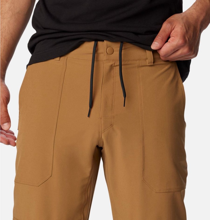 Khaki Columbia Landroamer Utility Men's Pants | 53064PYHG