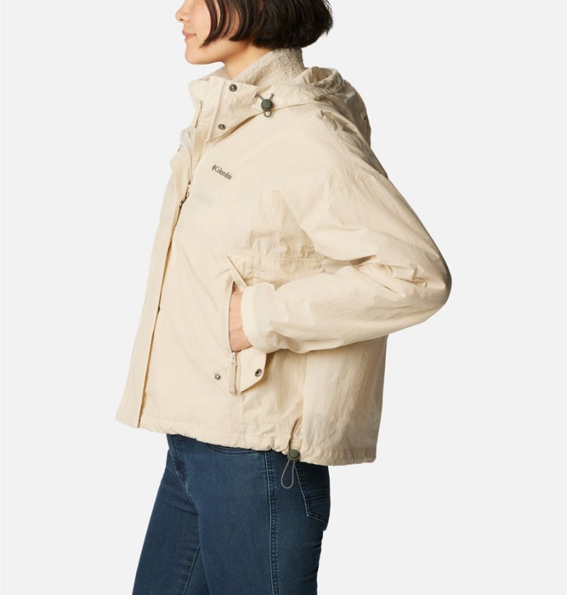 Khaki Columbia Laurelwoods II Interchange Women's 3 In 1 Jackets | 90517TFAG