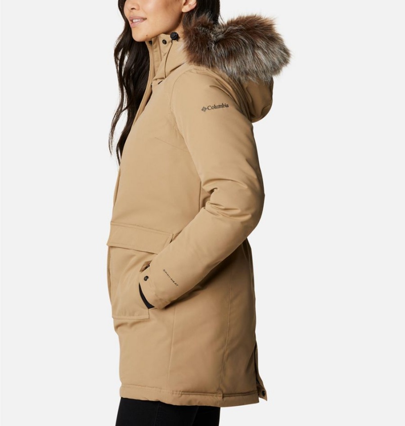 Khaki Columbia Little Si Insulated Women's Coats | 14973ZVDA