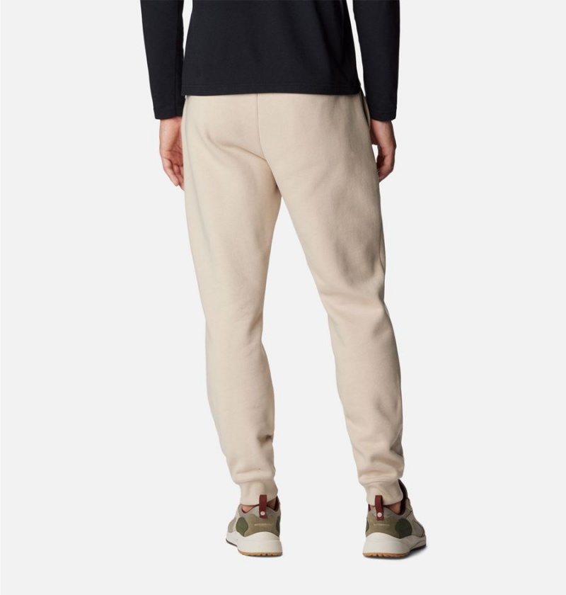 Khaki Columbia Marble Canyon Heavyweight Fleece Men's Pants | 61859ENTM