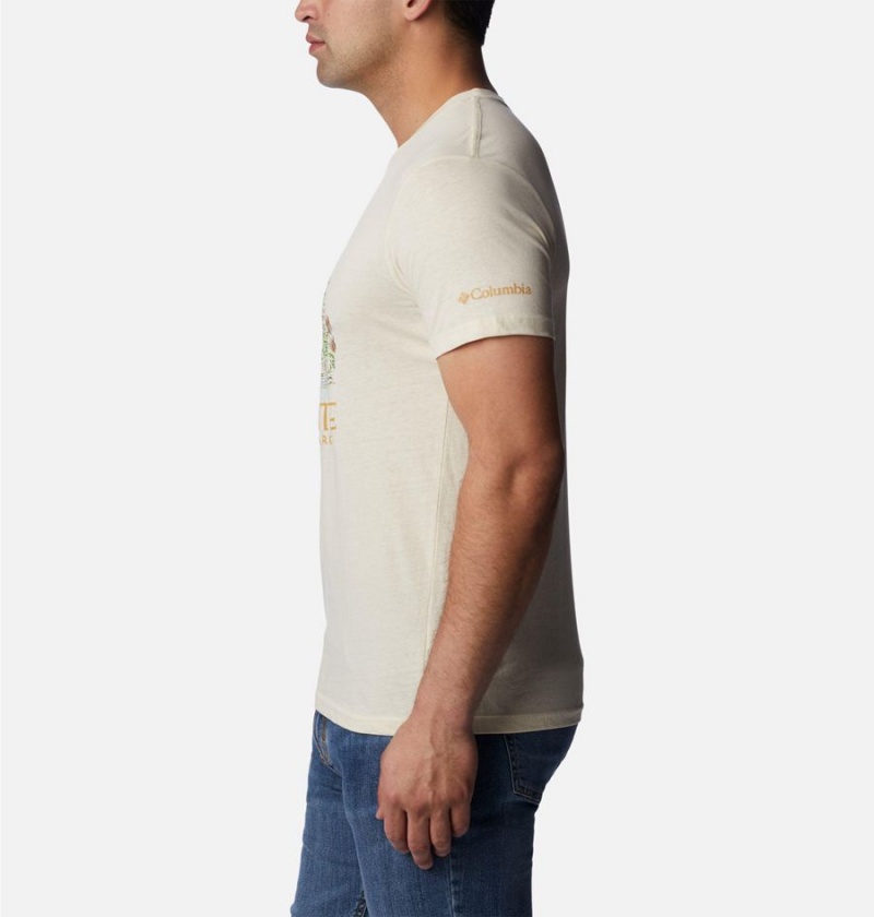 Khaki Columbia NP Capitan Yosemite Graphic Men's T-Shirt | 81604XIKO