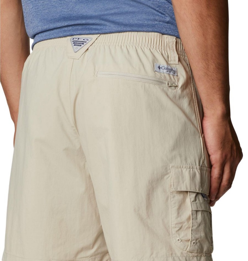 Khaki Columbia PFG Bahama Men's Shorts | 97630VMBD