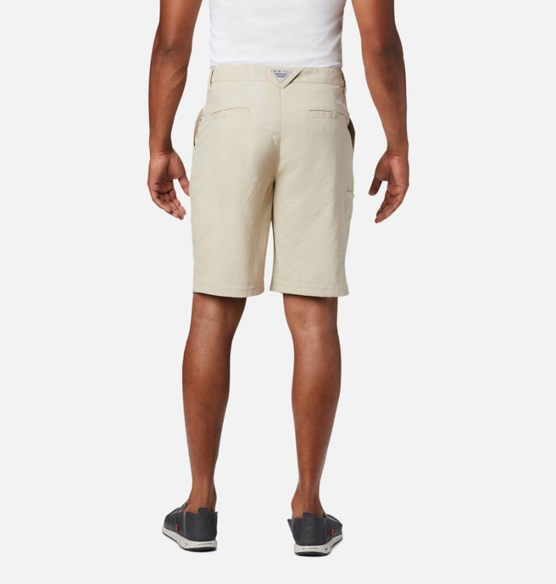 Khaki Columbia PFG Tamiami Men's Shorts | 30284AETW