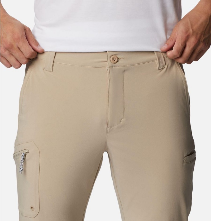 Khaki Columbia PFG Terminal Tackle Men's Pants | 76305WSLO