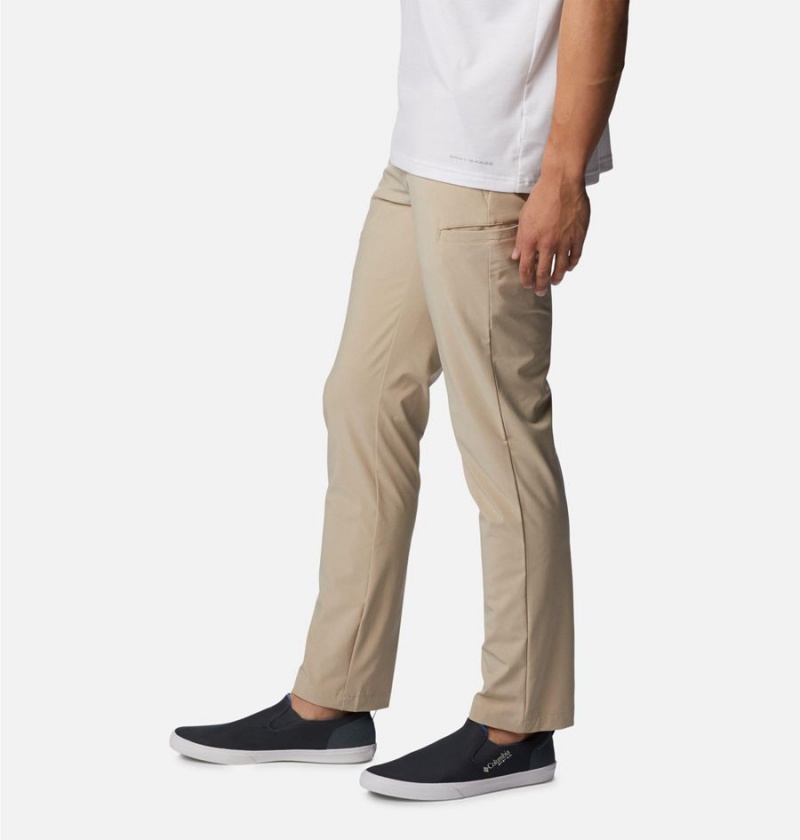 Khaki Columbia PFG Terminal Tackle Men's Pants | 76305WSLO