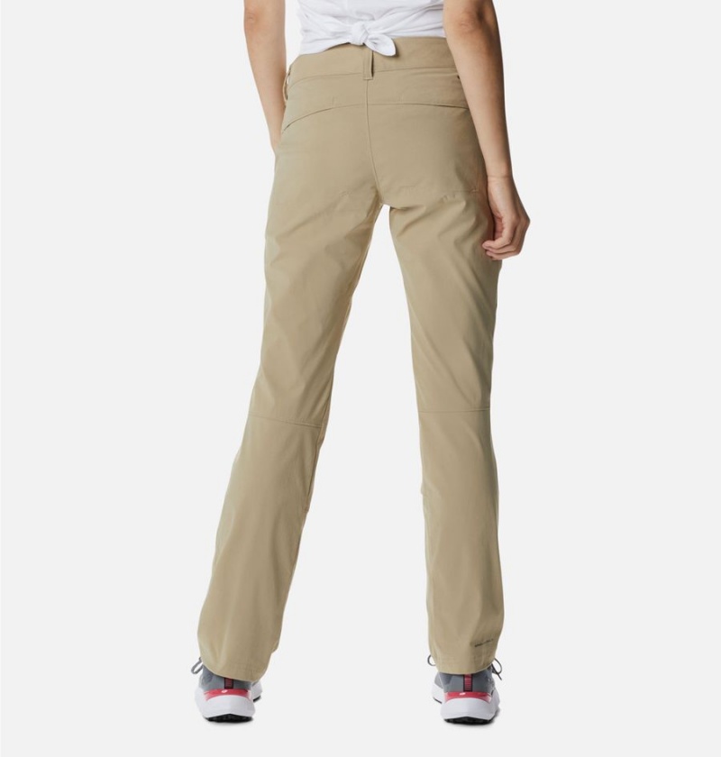 Khaki Columbia Saturday Trail Stretch Women's Pants | 17482NUWH