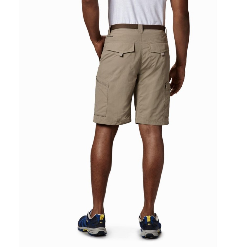 Khaki Columbia Silver Ridge Cargo Men's Shorts | 65012WGET