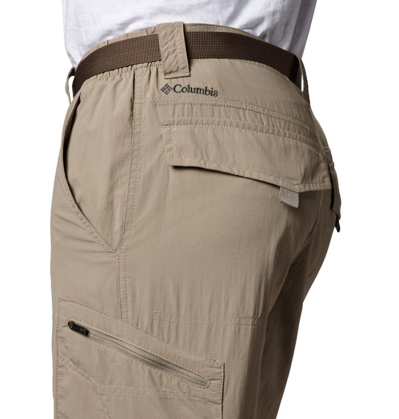 Khaki Columbia Silver Ridge Cargo Men's Shorts | 65012WGET