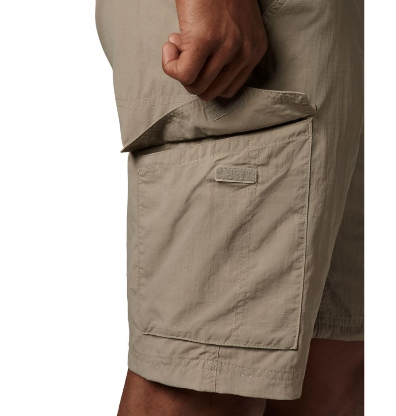 Khaki Columbia Silver Ridge Cargo Men's Shorts | 65012WGET