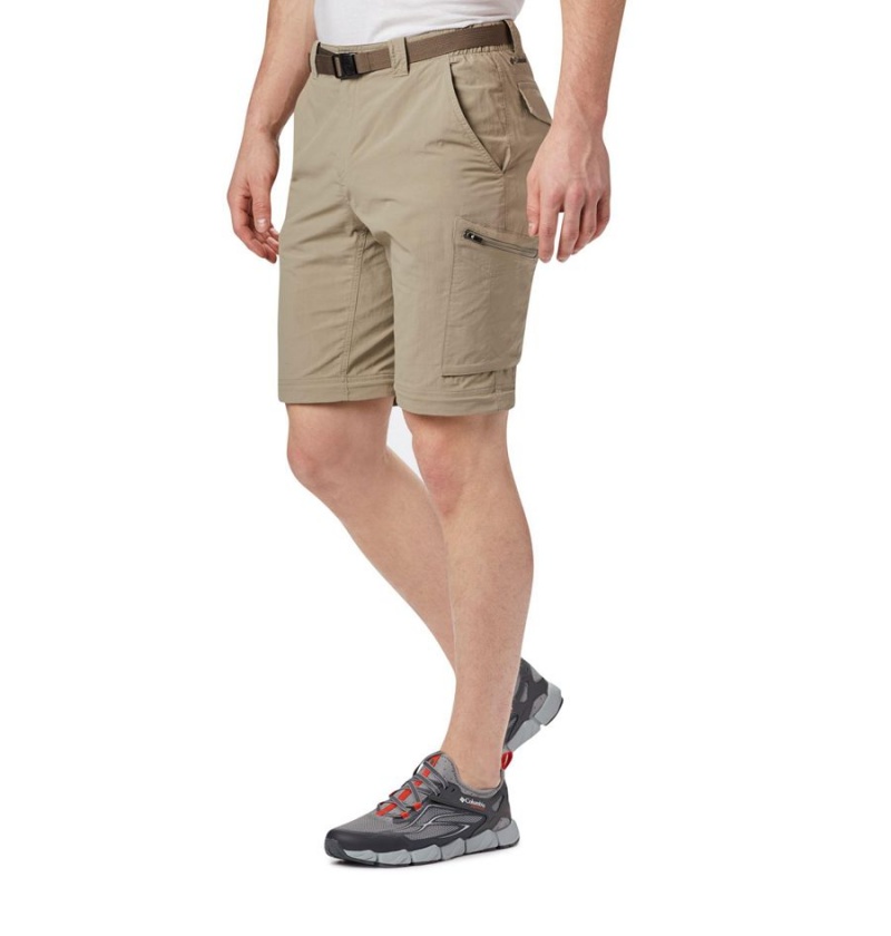 Khaki Columbia Silver Ridge Convertible Men's Pants | 73986DZYU