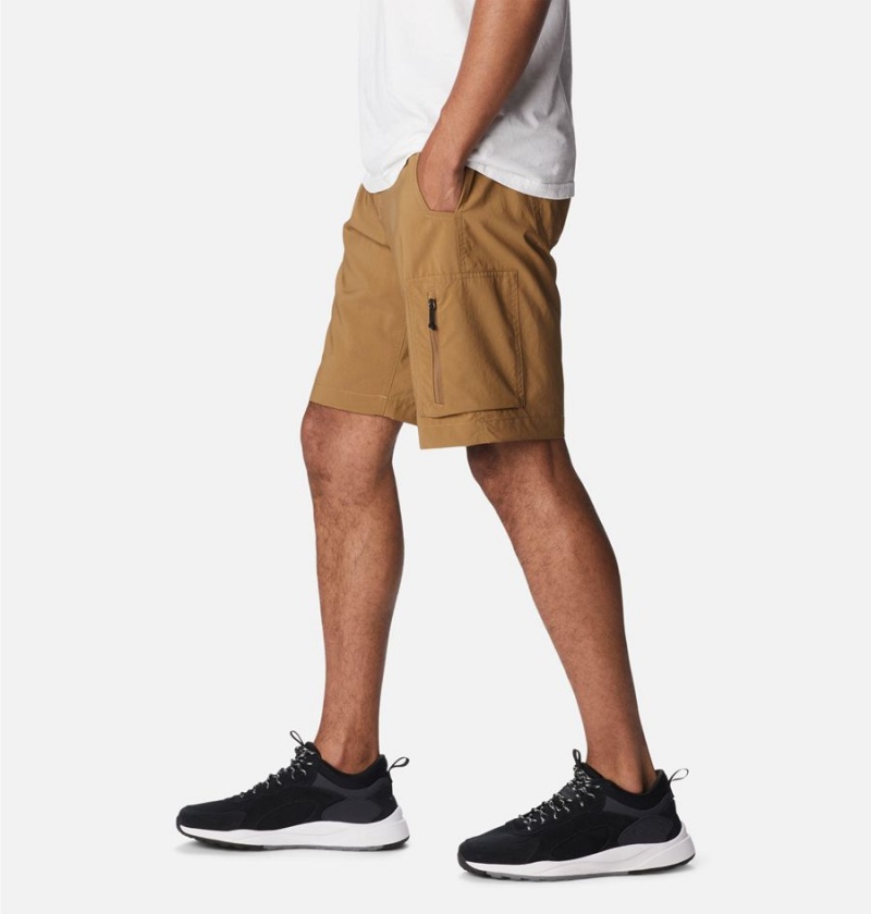 Khaki Columbia Silver Ridge Utility Cargo Men's Shorts | 63095GMXE