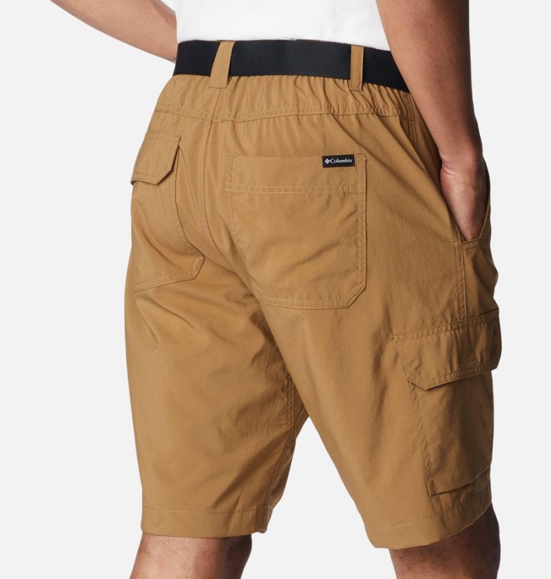 Khaki Columbia Silver Ridge Utility Cargo Men's Shorts | 63095GMXE