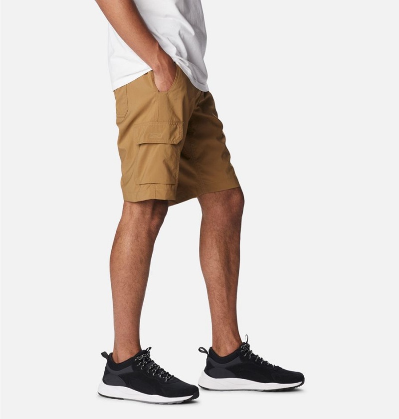 Khaki Columbia Silver Ridge Utility Cargo Men's Shorts | 63095GMXE