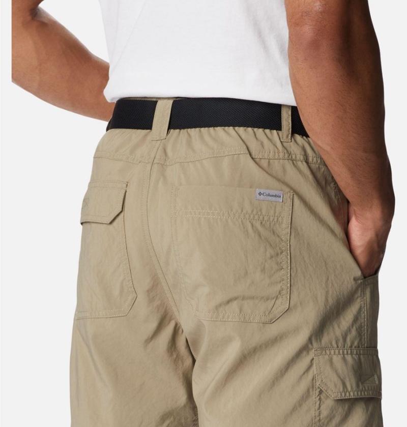 Khaki Columbia Silver Ridge Utility Cargo Men's Shorts | 48052XTZP