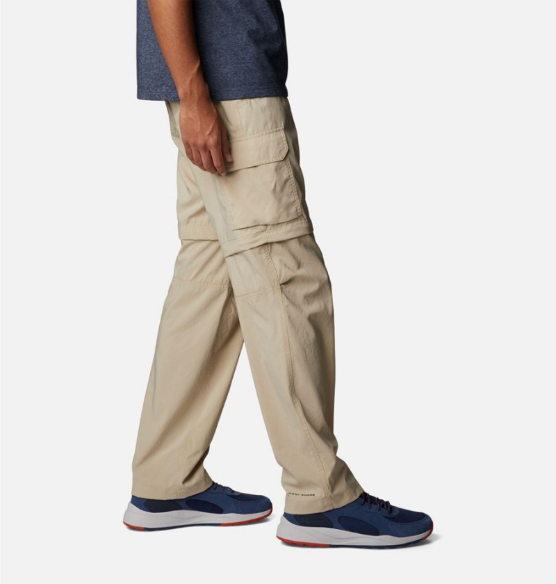 Khaki Columbia Silver Ridge Utility Convertible Men's Pants | 02314THYB