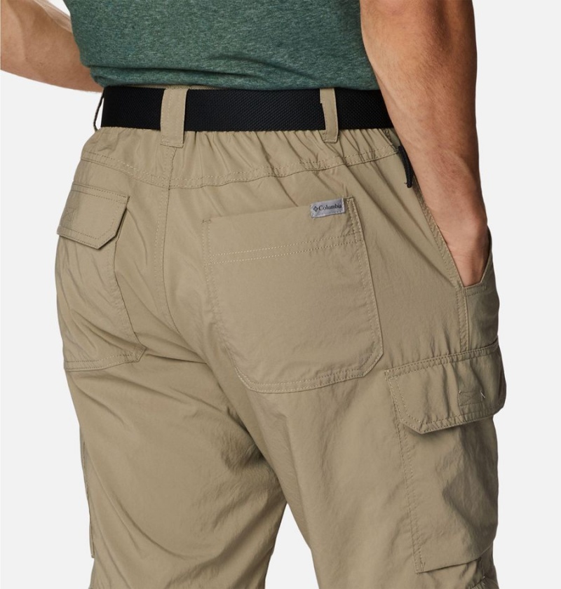 Khaki Columbia Silver Ridge Utility Convertible Men's Pants | 76159JLZR