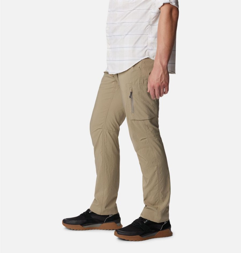 Khaki Columbia Silver Ridge Utility Men's Pants | 92806PYJS