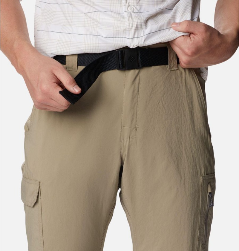 Khaki Columbia Silver Ridge Utility Men's Pants | 92806PYJS