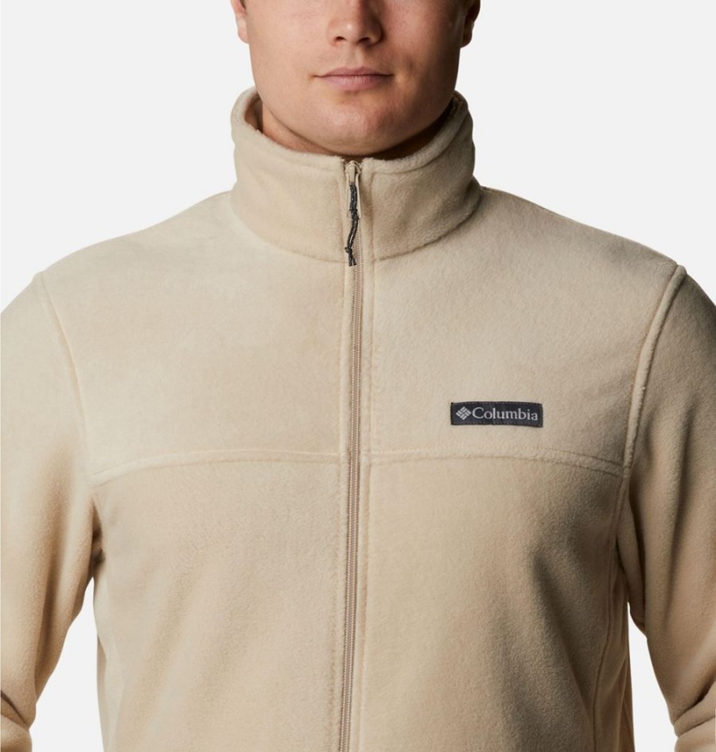 Khaki Columbia Steens Mountain 2.0 Full Zip Men's Fleece Jacket | 09362HTKY