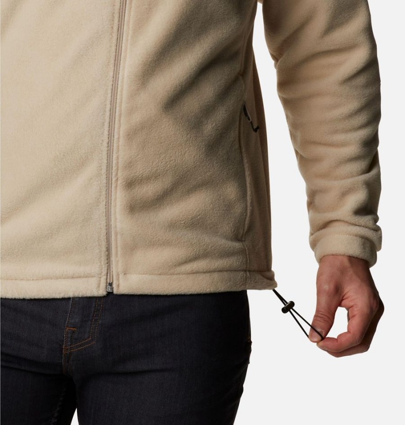 Khaki Columbia Steens Mountain 2.0 Full Zip Men's Fleece Jacket | 09362HTKY