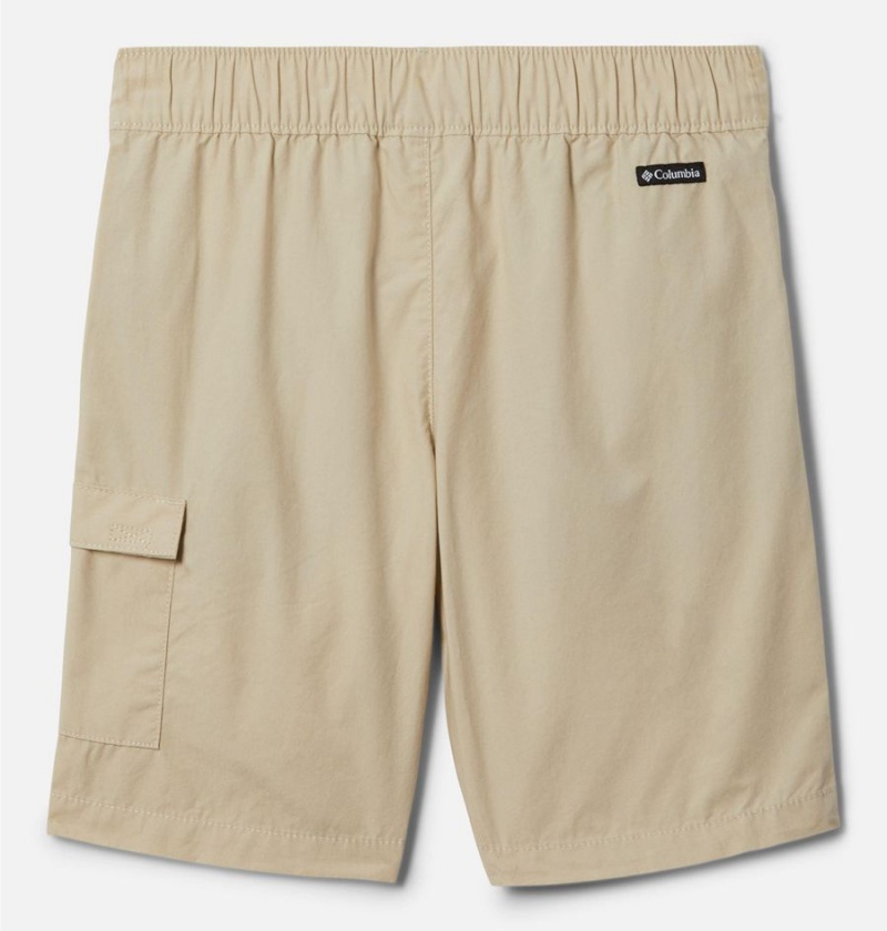 Khaki Columbia Washed Out Cargo Kids' Shorts | 20483OAPZ