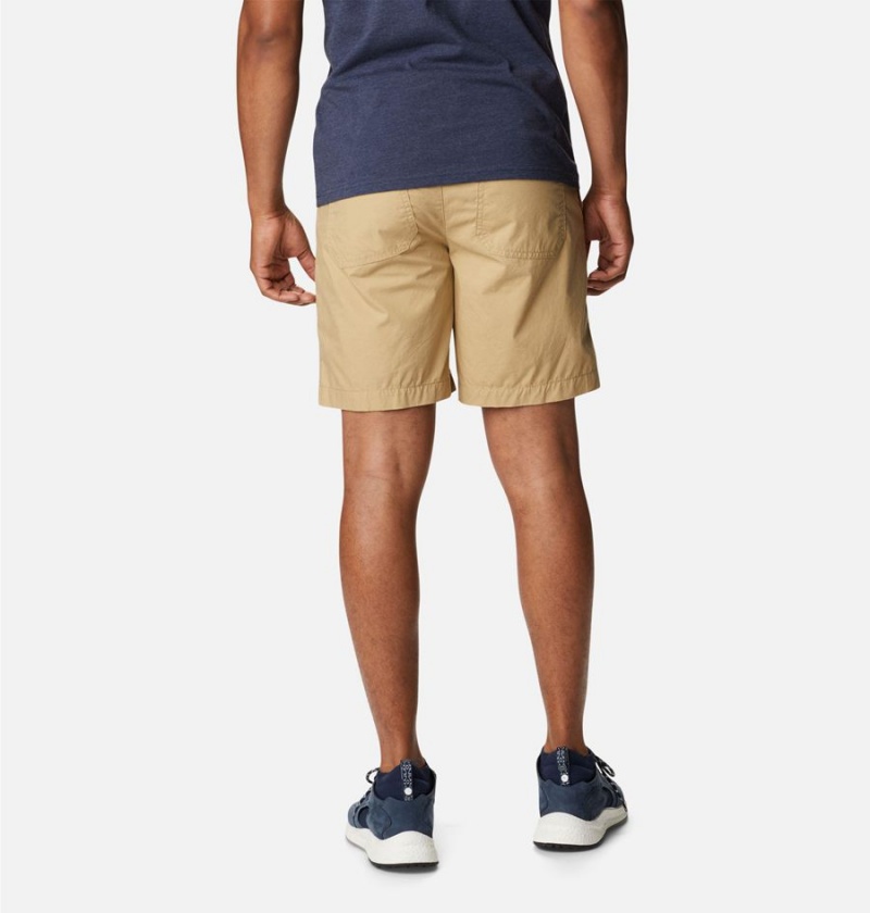 Khaki Columbia Washed Out Cargo Men's Shorts | 76412LIBC