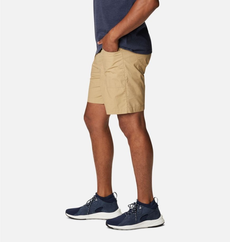 Khaki Columbia Washed Out Cargo Men's Shorts | 76412LIBC