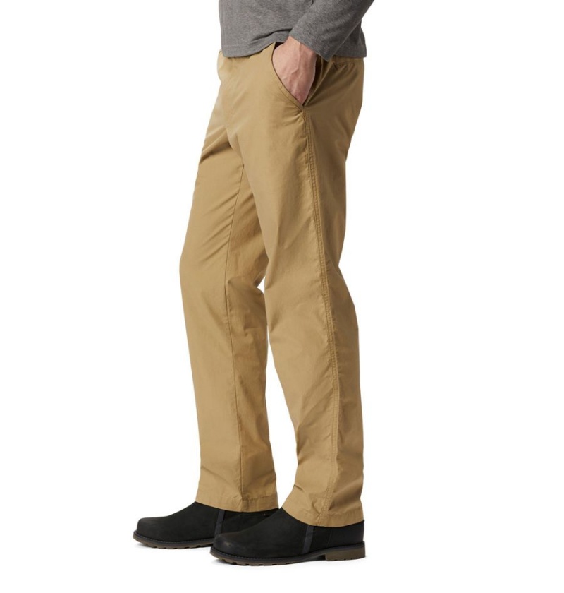 Khaki Columbia Washed Out Men's Pants | 80471BZTK