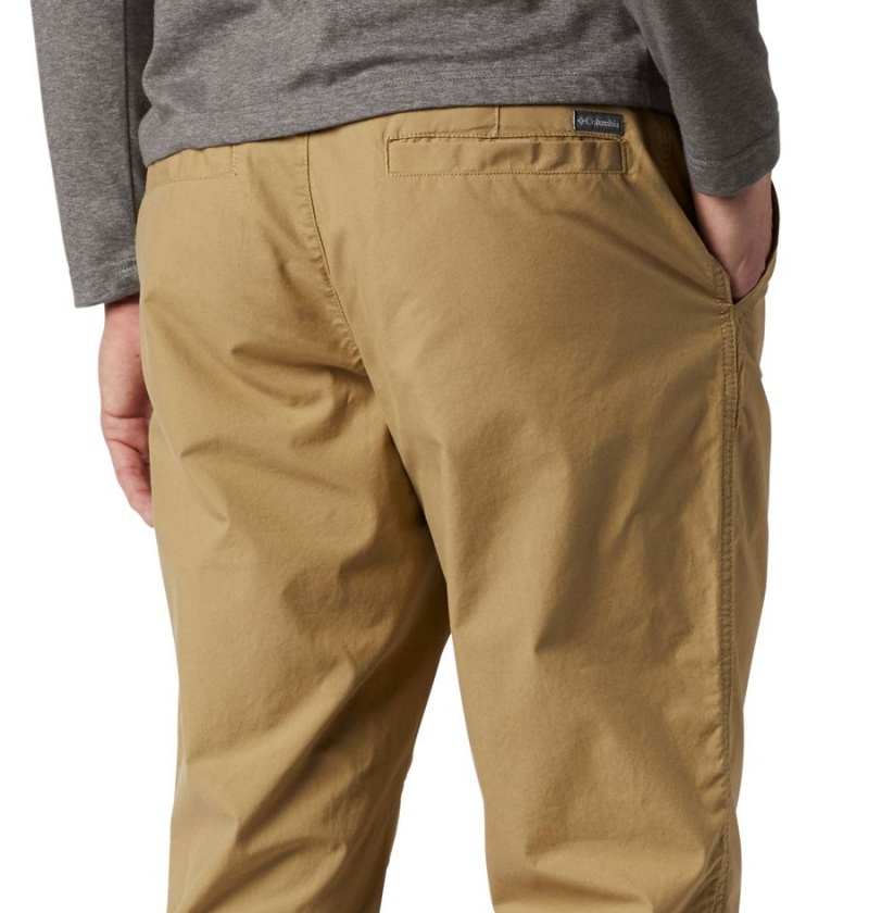 Khaki Columbia Washed Out Men's Pants | 80471BZTK