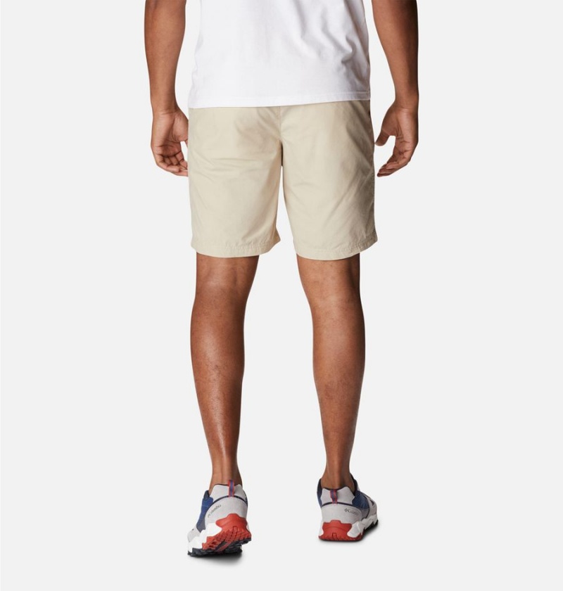 Khaki Columbia Washed Out Men's Shorts | 03975FVWX