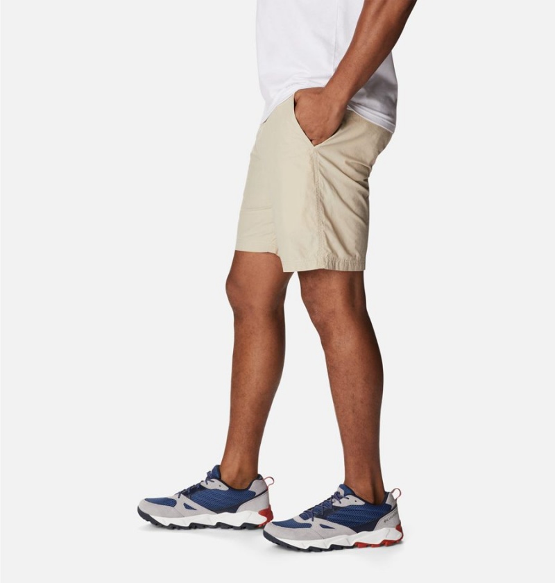 Khaki Columbia Washed Out Men's Shorts | 03975FVWX