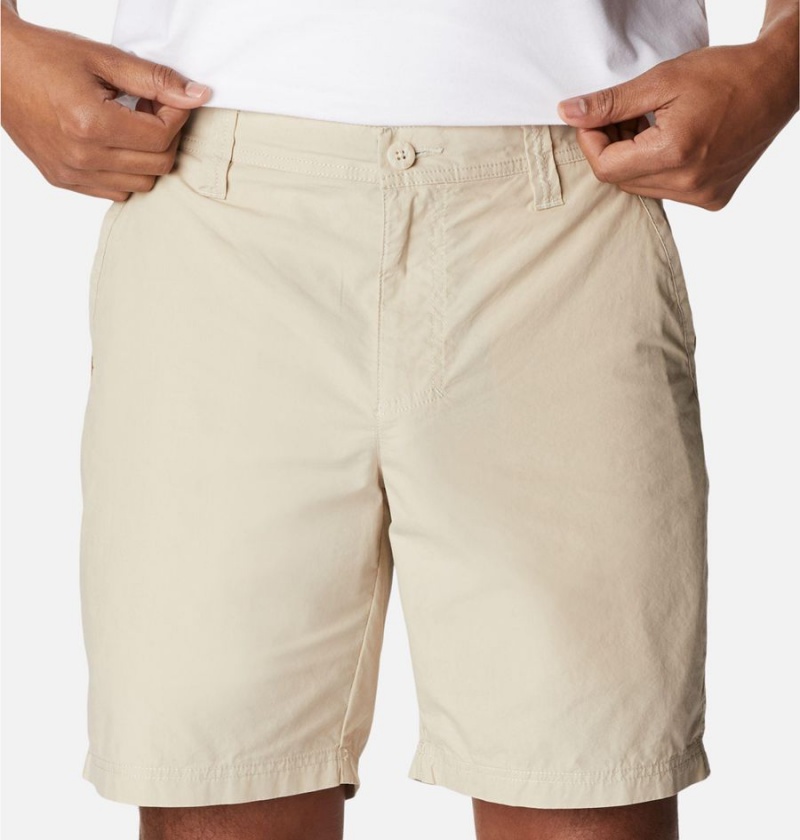 Khaki Columbia Washed Out Men's Shorts | 03975FVWX