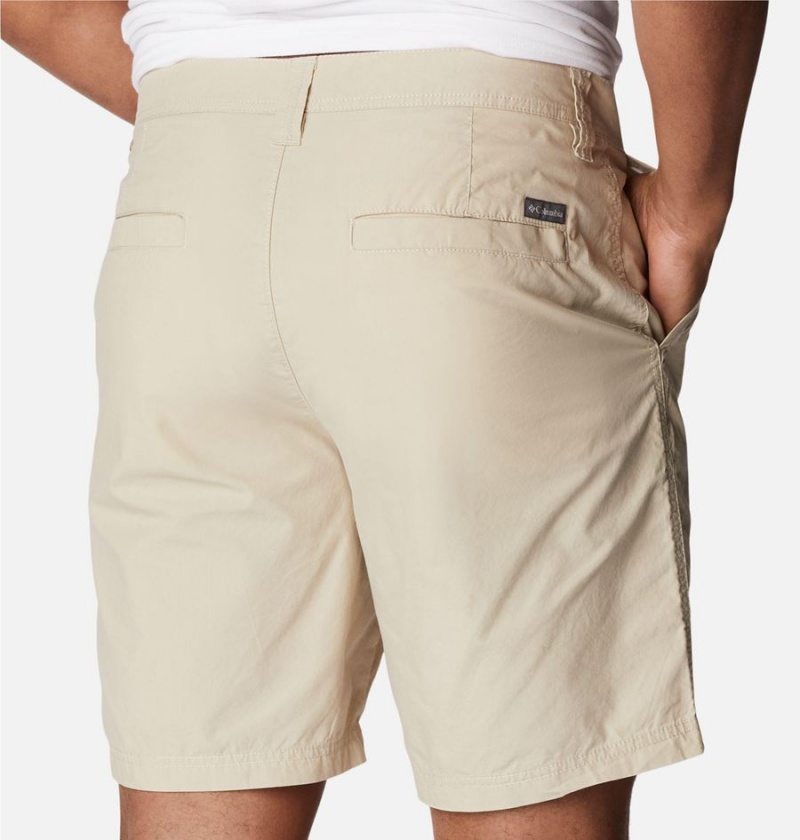 Khaki Columbia Washed Out Men's Shorts | 03975FVWX