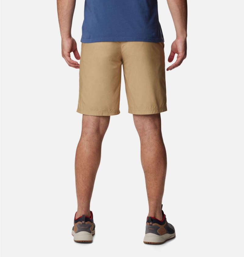 Khaki Columbia Washed Out Men's Shorts | 19058DFHJ