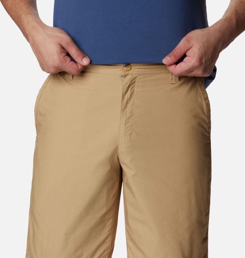 Khaki Columbia Washed Out Men's Shorts | 19058DFHJ