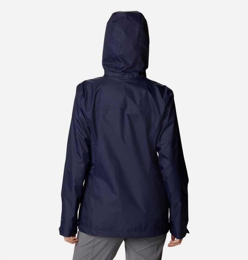 Navy Columbia Arcadia II Women's Rain Jacket | 76804ODIJ