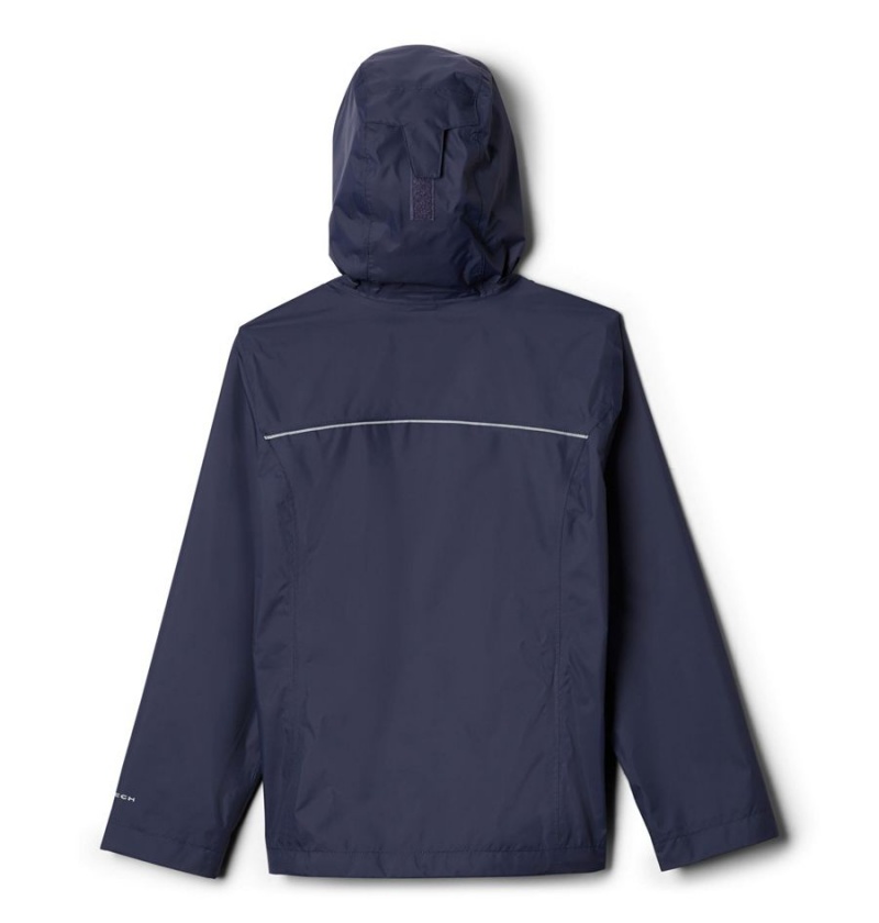 Navy Columbia Arcadia Rain Kids' Jacket | 87951GTNK