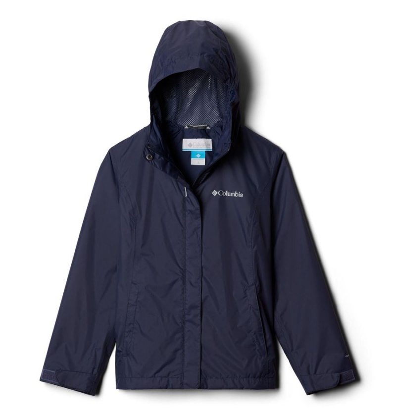 Navy Columbia Arcadia Rain Kids\' Jacket | 87951GTNK