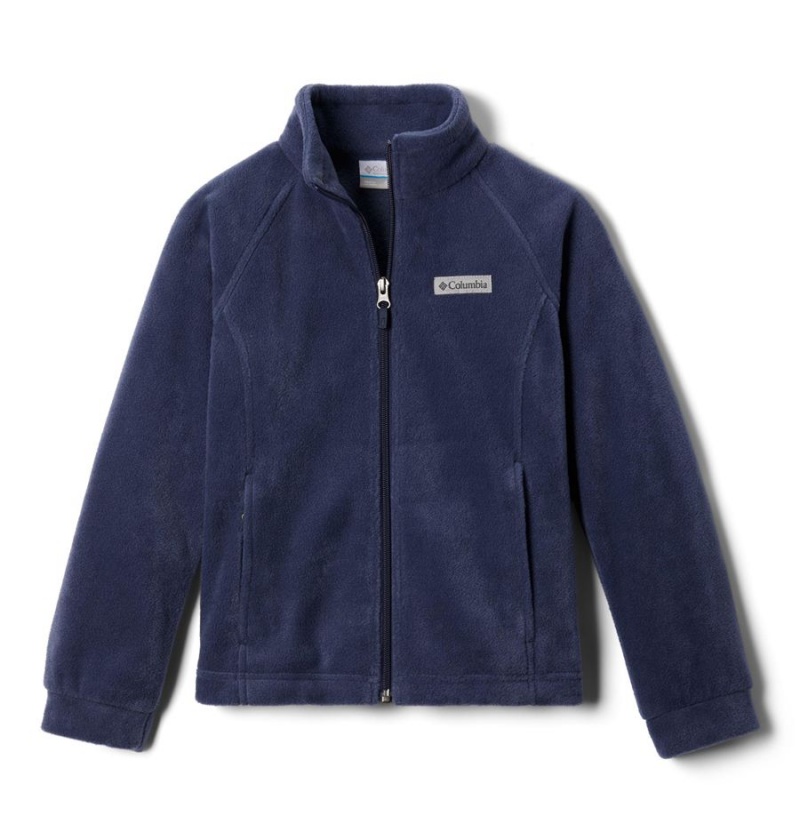 Navy Columbia Benton Springs Fleece Kids\' Jacket | 03915WAYS