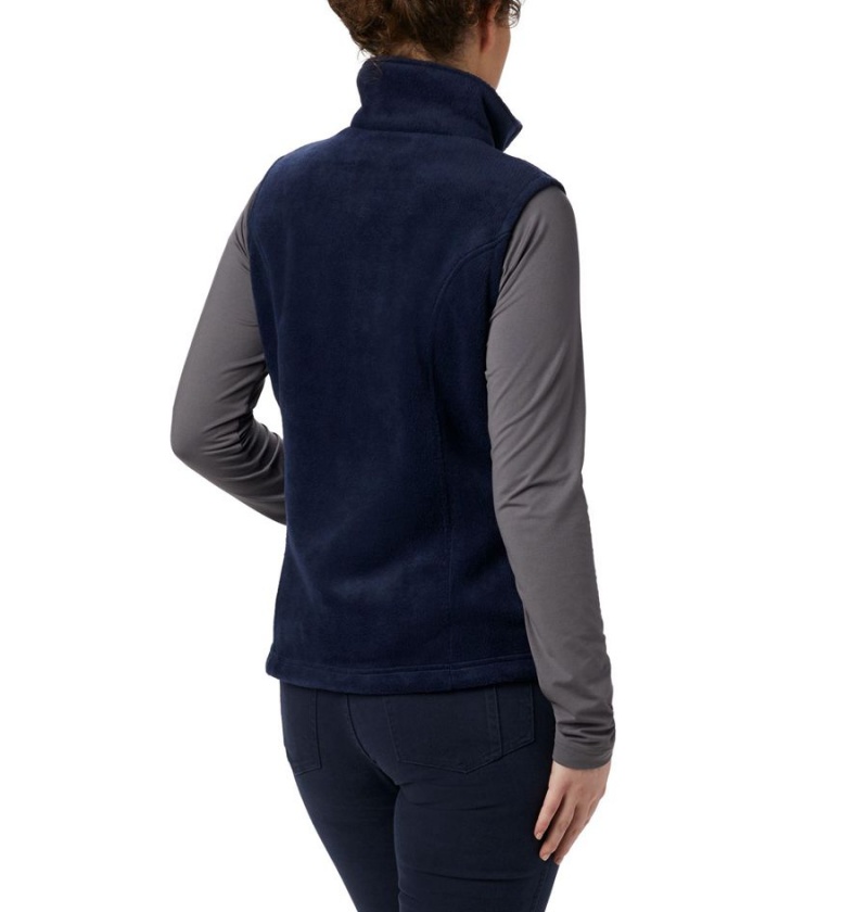 Navy Columbia Benton Springs Fleece Women's Vest | 19027LCKV