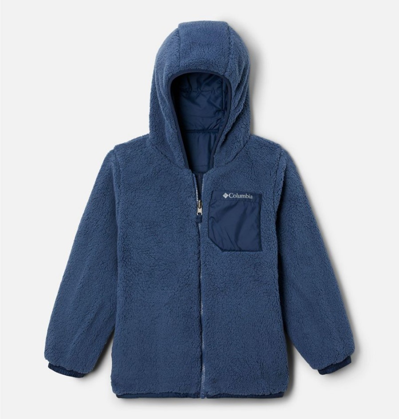 Navy Columbia Big Fir Reversible Kids' Jacket | 30782XMQN