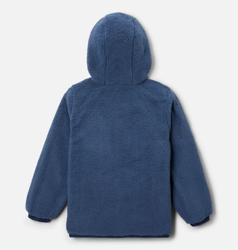 Navy Columbia Big Fir Reversible Kids' Jacket | 30782XMQN