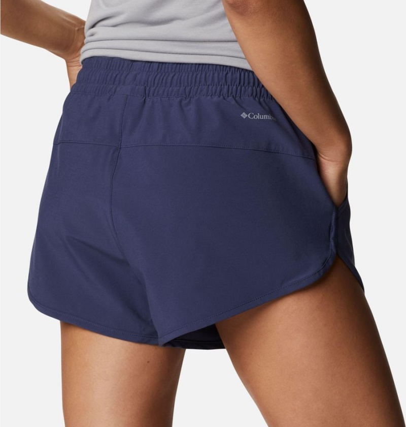 Navy Columbia Bogata Bay Stretch Women's Shorts | 19086RQSN