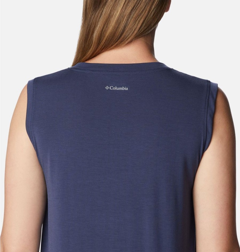 Navy Columbia Boundless Beauty Women's Tank Top | 79408TCRJ