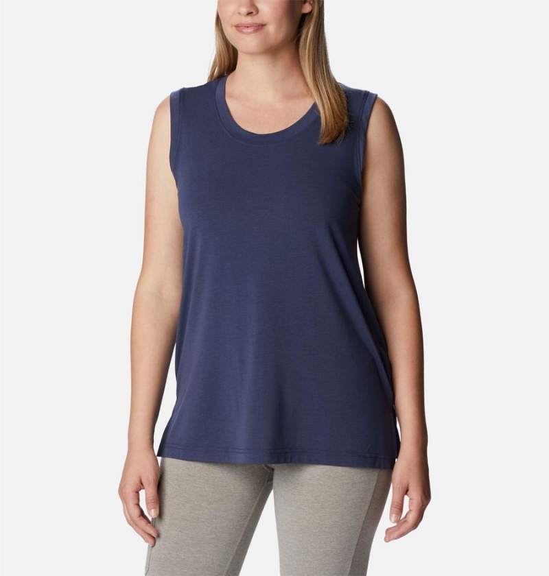 Navy Columbia Boundless Beauty Women\'s Tank Top | 79408TCRJ