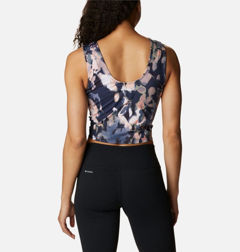 Navy Columbia Boundless Trek Women's Tank Top | 83497BXNE