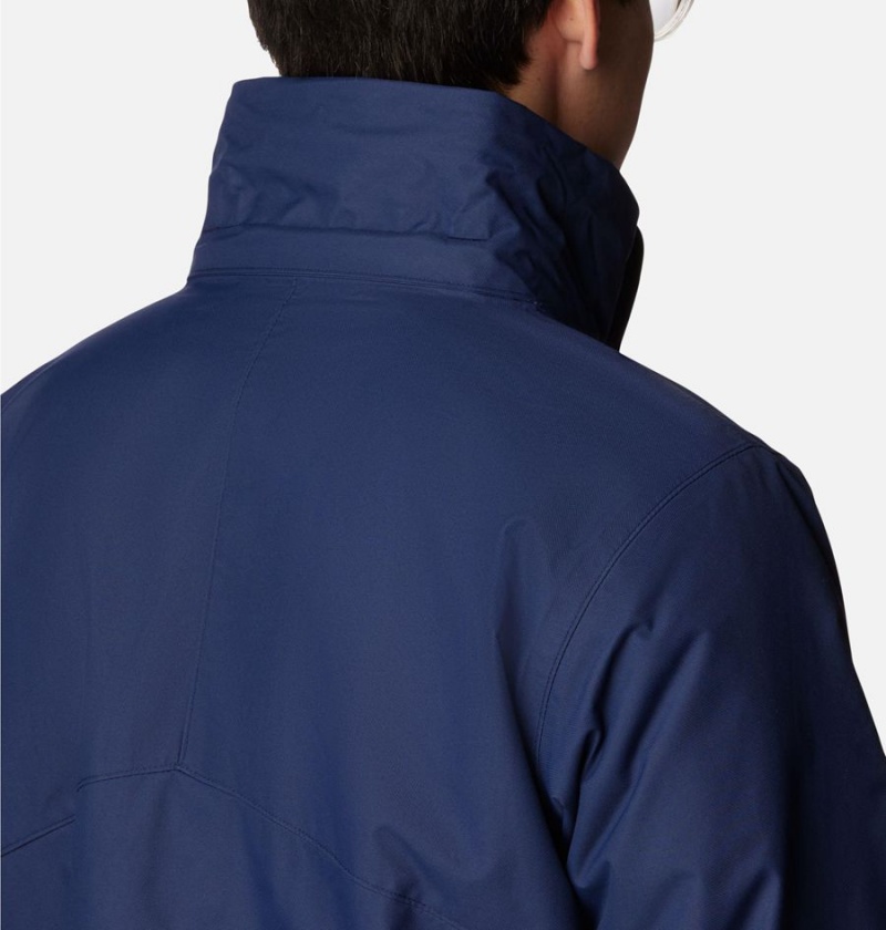 Navy Columbia Bugaboo II Fleece Interchange Men's Ski Jacket | 28675ZVHY