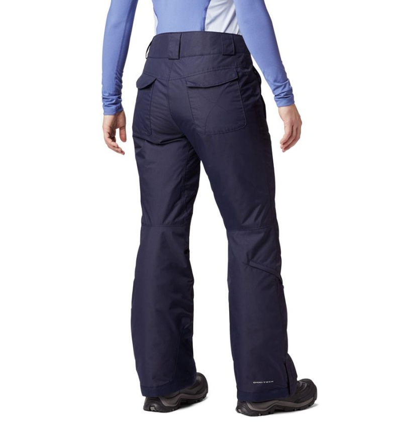 Navy Columbia Bugaboo Omni Heat Insulated Ski Women's Pants | 03578ULIV