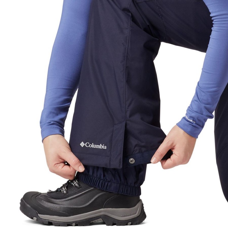 Navy Columbia Bugaboo Omni Heat Insulated Ski Women's Pants | 03578ULIV